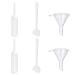 MORICOH Travel bottle set accessories travel gadgets 2 pieces funnels 2 pieces spatulas 2 pieces pipette travel accessories