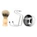 Shop Minkissy 3PC Men's Shave Tool Kit | Bamboo Razor Set with Stand & Cup | Durable & Stylish Grooming Essentials - Buy Online on GoSupps.com