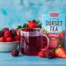 Dorset Tea Foraged Fruits Herbal Tea - 80 Fruit Tea Bags - Blackberry, Strawberry & Raspberry - Buy Online on GoSupps.com