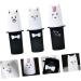 Buy STOBAZA 6 Pcs Travel Toothbrush Case - Cartoon Design Compact & Portable Toothbrush Holder Black & White (1 Pack) - Ideal for International Shipping - Buy Online on GoSupps.com