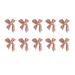 VONNST Nail Decorations 10pcs/set Bows Charm Matte Bowknot Art 3D Bows Art Decorations Colorful Bows Jewelry