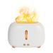 Moorle aroma diffuser with flames effect fragrance oil diffuser for essential oils humidifier small fragrance oil diffuse with 7 colors light 250ml aroma diffuser humidifier for children at home office yoga white