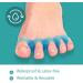 Toe Spreader Silicone - Universal Toe Separator for Hallux Valgus - 2 Pieces for Pedicure and Foot Correction (White) | Ideal for Men & Women - Buy Online on GoSupps.com