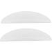 Silicone Eyelash Perming Curler Pads - Soft Lash Rods for Home & Professional Use with Storage Box (M) - Sparkle Clear White - Buy Online on GoSupps.com