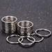 KINGFOREST 100PCS Flat Key Rings 1 Inch  Metal Keychain Rings Split Keyrings Flat Ring for Home Car Office Keys Attachment 100PCS Flat Rings 1 inch - Buy Online on GoSupps.com