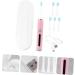 Minkissy Adult Electric Toothbrush Set - 2 Pink Soft Bristle Toothbrushes for Adults & Kids - USB Rechargeable Practical & Comfortable for Everyday Use - Buy Online on GoSupps.com