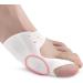 EXCEART Bunion Straightener & Splints 2 Pairs Gel Separator Pads for Pain Relief | White Yoga Orthopedic Brace - Buy Online on GoSupps.com