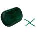 dijiusidy Portable Dental Case Braces Storage Box Seal with Partition Dust-proof Cotton Swab Holder for Travel Home Business Green L L Green