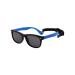FOURCHEN Flexible Polarized Baby Sunglasses for Toddler and Infant with Strap Age 0-3 Blackblue