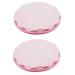 Sharplace 2-in-1 Eyelash Extension Adhesive Holder - Pink Crystal Plate & Pad for Perfect Application - Buy Online on GoSupps.com