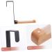 CIYODO Door Hook Closet Hooks for Wall Vinyl Siding Hooks Cement Over Door Towel Rack Solid Wood Towel Hook 17.5X16CM Black - Buy Online on GoSupps.com