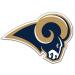Fremont The NFL Fan Shop 12" Vinyl Team Logo Magnet Los Angeles Rams 12" Team Colors
