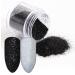 Staaar  2 Colors/Ultra Fine Iridescent Nail Glitter Powder Set with Little Spoon - Sugar Effect Nail Decoration Powder (Black Diamond & Rosy Unicorn)