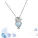 FOYTOKI Necklaces Owl Head Pendant Hollow Pendant Owl Necklace Jewelry Accessories Multicolor - Buy Online on GoSupps.com