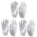 FRCOLOR 54 Pairs Moisturizing Hand Gloves Cosmetic Moisturizing Gloves Kitchen Gloves Cotton Gloves for Dry Hands Gloves for Large Cotton Gloves for Moisturizing White Care