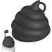 Creative Toothpaste Squeezer | Silicone Toothpaste Squeezer Dog Toothpaste Toppers | Multifunctional Self Closing Toothpaste Caps Odorless Toothpaste Dispenser Caps for Kids Adults Aallyn Black - Buy Online on GoSupps.com