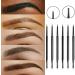 Eye Liner 1pcs 2in1 Crayon sourcils double t te double imperm abilis e illet de teinte noire Noir maquillage durable naturel sans floraison stylo sourcils de 1 5 mm Eye Liner Noir(C) - Buy Online on GoSupps.com