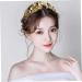 Headband Gold Leaf Headband Metal Leaves Bride Wedding Headpiece Head Wear Accessories For Women - Buy Online on GoSupps.com