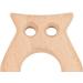 5Pcs Baby Teethers Owl Wooden Chewing Ring | Non-Toxic Robust DIY Jewelry Accessories & Baby Bite Stick - Buy Online on GoSupps.com