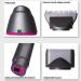 Cordless Hair Dryer Portable Wireless Blow Dryer 380W 3 files with a quick charging base Suitable for Art Painting Home School Outdoor Travel Tool - Buy Online on GoSupps.com