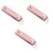 Healvian Professional Nail Clippers 15 Pcs Tool Ear Spoon Portable Travel Nail Tools 9.6*2.5 CMx3pcs Pinkx3pcs