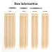 YDDM 24-Inch Clip-In Hair Extensions - Smooth Synthetic Hair Realistic Full-Head Look Affordable & Easy to Use - Perfect for Women (4pcs 613h22#) - Buy Online on GoSupps.com