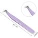Stainless Steel Purple Lash Tweezers for Eyelash Extensions - Curved Angled Tips for Volume & Classic Lashes - Buy Online on GoSupps.com