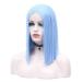 SHIYID Wig Glueless Heat Resistant Fiber Synthetic Lace Front Wig For Women Wigs