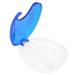 Orthodontic retainer case fake tooth cover earplugs Storage box tooth correction holder travel bundle conservation case for men (blue)