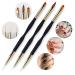 5PCS Dual-Ended Nail Art Sculpture Pen & 3PCS Nail Brushes Set - Silicone & Stainless Steel Tools for Nail Design - Buy Online on GoSupps.com