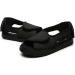 CYN Breathable Lightweight X-Wide Diabetic Men's Slippers with Memory Foam - Black, 7US/25.5cm - Buy Online on GoSupps.com
