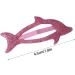 hgnxa Girls Hair Clip with Glitter Women Kid Hairgrips Dolphin Headdress Barrettes Dolphin Shape Sweet 2000s Girls Hairpins Red - Buy Online on GoSupps.com