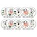 FreeStyle Libre 3 Sensor Sticker - Set of 10 "Floral" - Stickers for sensors | Diasticker