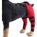 Pet Dog Knee Brace ACL Brace for Dogs Rear Leg Dog Braces for Back Leg for Support for Heals Prevents Injuries Sprains Red Medium Medium Red - Buy Online on GoSupps.com