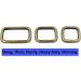 DGOL 15pcs 1-1/2 inch Metal Belt Square Ring Clasp Hook Buckles in 3 Colors - Strong Fastener for Webbing Strap - Buy Online on GoSupps.com