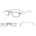 GUD Reading Glasses - 5 Pairs Lightweight Rectangular Readers for Men & Women (+1.25 Magnification - Buy Online on GoSupps.com