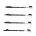 Balacoo 4pcs Two-in-one Eyebrow Pencil Waterproof Eyeliner Lash Tools Eyebrow Makeup Tools Eyebrow Powder