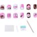 minkissy Children Fake Nail 3 Sets Cartoon Nail Art Sticker Kids Art Fake Nail Nail Stickers Kids False Nail Colorful Finished Nail Art Child Colorful Kids Nail Stickers - Buy Online on GoSupps.com
