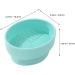 PATKAW Makeup Brush Cleaner Mat Makeup Brush Cleaning Bowl Portable Makeup Brush Cleaning and Scrubbing Tool Silicone Makeup Brush Drying Stand for Women Green - Buy Online on GoSupps.com