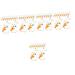 TEHAUX 50 Pcs Rabbit Bunny Charm Bracelet Amulet Charms Bracelet Pendant Bunny Craft Charms Necklace for Teen Girls Bunny Charms for Jewelry Making Alloy Food Teaching Aids