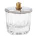 PATKAW Mini Dappen Dish for Nail Acrylic Powder Nail Dappen Dish Glass Nail Dish Cup Nail Liquid Holder Manicure Nail Cup with Metal Lid