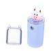 GLEAVI Moisturizer Small Humidifiers Mini Face Humidifier Moisturizing Humidifier Travel Cosmetic 3.8x3.8x10.8cm Blue