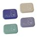 Homsfou 4 pieces 1 set contact lens container sweet contact cases mirror container for contact lenses carrying bag for contact lenses travel case for contact lenses travel waterproof case plastic