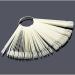 Mofun 50-Pieces Nail Swatches Sticks in White Professional Nail Colour Fan Display Sticks Nail Samples Sticks with Metal Buckle Detachable Practice Nails Sticks for Beginner Nail Display for Salon Natural Color - Buy Online on GoSupps.com