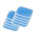 Fomiyes 50 pieces sheet replacement gel pads for abdominal stimulators Training equipment Stainless steel fitness equipment intelligent toner 50PCs blue