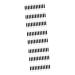 FOMIYES 400 Pcs Makeup Eyeshadow Brush Eye Shadow Brush Dual Sided Eyeshadow Brush Eyeshadow Applier White