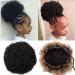 Afro Synthetic Short Kinky Drawstring Ponytail - High Temperature Clip-In Hair Extension for Puff Hair Bun - Buy Online on GoSupps.com