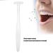 Silicone Portable Tongue Brush Cleaner - Ergonomic Oral Care Tool for Fresh Breath | White Transparent Design - Buy Online on GoSupps.com