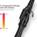 Wazor Ceramic 1-1/2" Tapered Hair Curler with Short Clip Fast Heat-up 9 Temp Setting Curling Wand for Long Lasting Curls or Waves Auto Shut Off LED Display and 2 Hair Clips - Buy Online on GoSupps.com