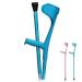 A Pair Foldable Forearm Crutches(Pink/Blue) Height Adjustable Crutches(93-115cm) Aluminum Lightweight Crutches Suitable Height 4'7 -6' (Color : Pink Size : Pair) Independence Blu Single